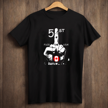 Load image into Gallery viewer, Keep Your Tinny Hands Off Canada 51st State USA Funny Trump Black T-shirt